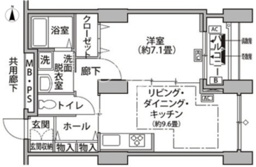 東雲キャナルコートCODAN 14-403 間取り図