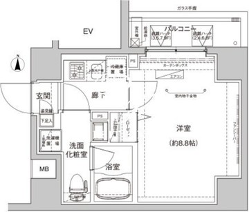 アイルプレミアム向島イースト 703 間取り図