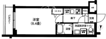アイルプレミアム向島 208 間取り図