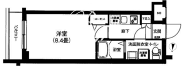 アイルプレミアム向島 308 間取り図