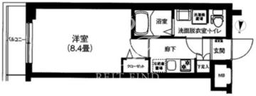 アイルプレミアム向島 209 間取り図