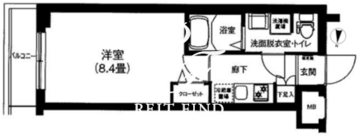 アイルプレミアム向島 502 間取り図