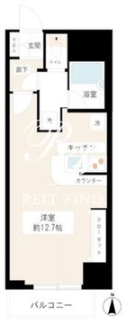 カスタリア新宿御苑 504 間取り図
