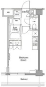 ザ・パークハビオ三軒茶屋テラス 407 間取り図