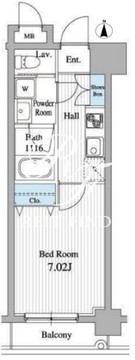 グランジュエ本所 407 間取り図