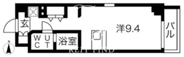 プレール・ドゥーク錦糸公園ノース 405 間取り図