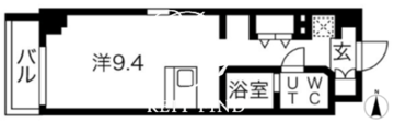 プレール・ドゥーク錦糸公園ノース 506 間取り図
