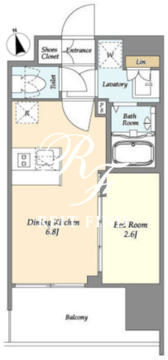 カバナ西大島 1102 間取り図