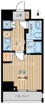 シティスパイア三ノ輪2 202 間取り図