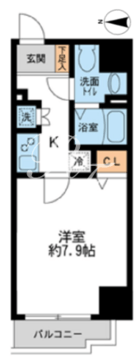 HF錦糸町レジデンス 801 間取り図