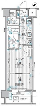 ミリアレジデンス東池袋 705 間取り図