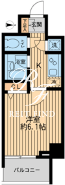 HF早稲田レジデンス 2-303 間取り図