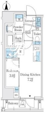 リビオメゾン上野松が谷 1102 間取り図