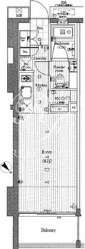 プレミアムキューブ元代々木 403 間取り図