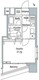 ファーストリアルタワー新宿 1108 間取り図