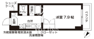 ローズウッド・ハイツ門前仲町 1109 間取り図