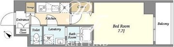 ライムレジデンス蒲田イースト 114 間取り図