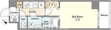 ライムレジデンス蒲田イースト 326 間取り図