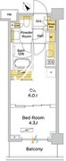 パークアクシス門前仲町テラス 313 間取り図