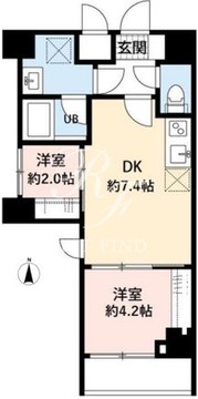 プレスタンテウィステリア 703 間取り図