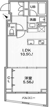 フラッフィー日本橋浜町 203 間取り図