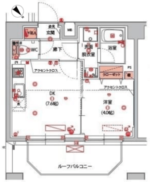 ハーモニーレジデンス東京サウス大塚 1002 間取り図