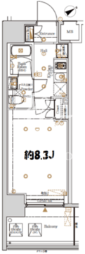 ログ東駒形 1202 間取り図