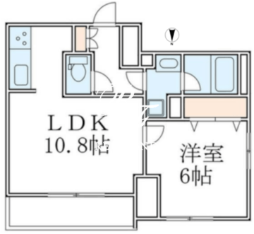 グランパセオ菊川2 501 間取り図