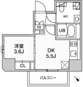 シーフォルム江戸川橋 201 間取り図