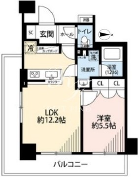 プレール・ドゥーク森下3 901 間取り図