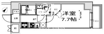 エスレジデンス王子テルセーラ 601 間取り図