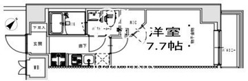 エスレジデンス王子テルセーラ 801 間取り図