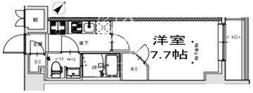 エスレジデンス王子テルセーラ 202 間取り図