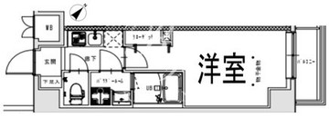 エスレジデンス王子テルセーラ 206 間取り図
