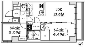 エスレジデンス王子テルセーラ 605 間取り図