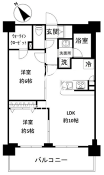 Nステージ赤羽志茂 602 間取り図