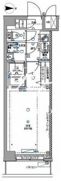 パティーナ蒲田 602 間取り図