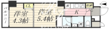 CLASSEUM飯田橋 106 間取り図