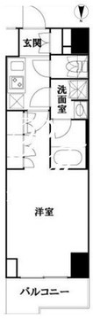 ルーブル池袋弐番館 709 間取り図