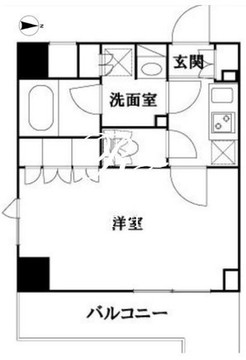 ルーブル池袋弐番館 502 間取り図