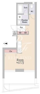 エクセルシオール目黒青葉台 001 間取り図