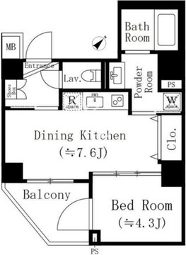 ＮＩＳＳＩＮ　ＶＩＬＬＡ　ＯＴＳＵＫＡ 201 間取り図