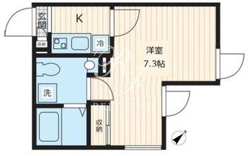フレア椎名町 203 間取り図