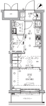 セジョリ鵜の木 107 間取り図