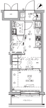 セジョリ鵜の木 307 間取り図