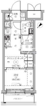 セジョリ鵜の木 102 間取り図