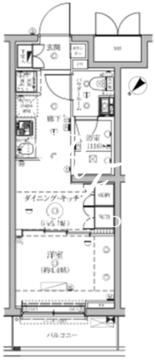 セジョリ鵜の木 110 間取り図