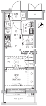 セジョリ鵜の木 304 間取り図