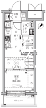 セジョリ鵜の木 312 間取り図