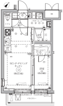 セジョリ鵜の木 113 間取り図